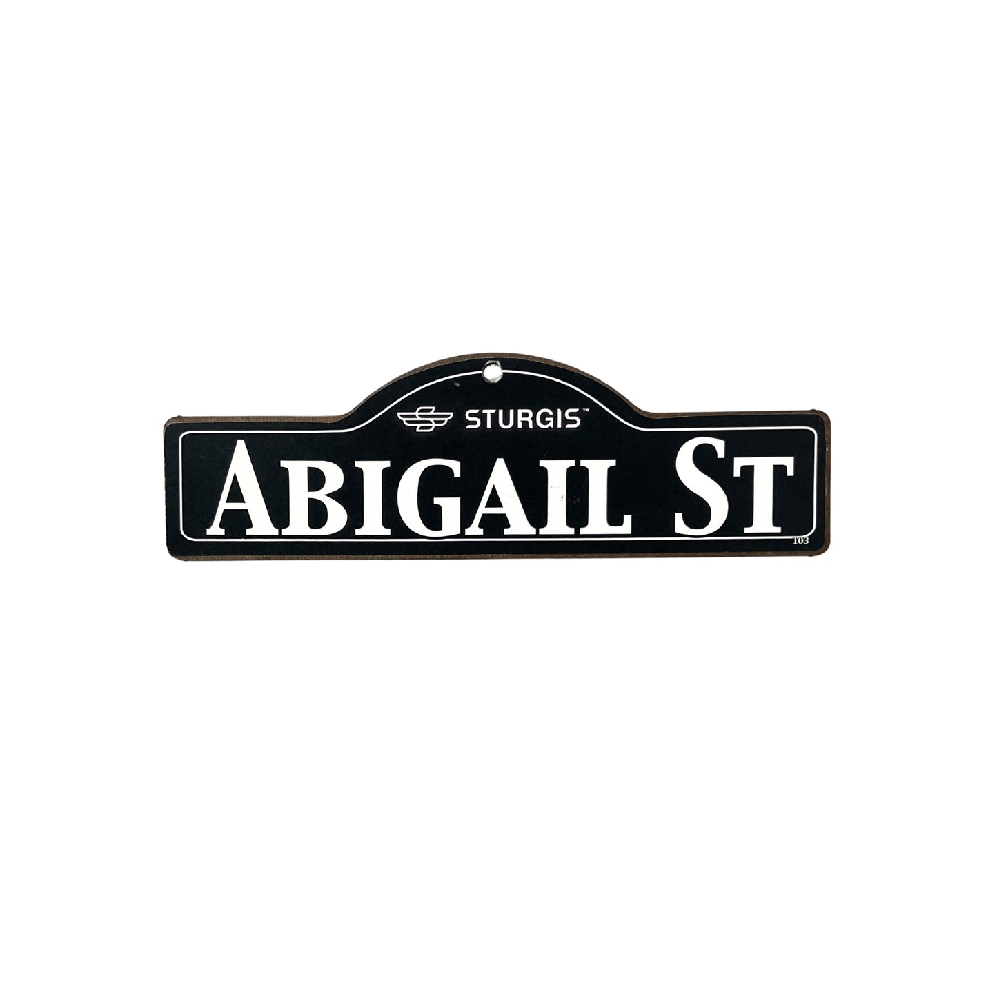 Abigail Sturgis Main St Official Personalized Street Sign