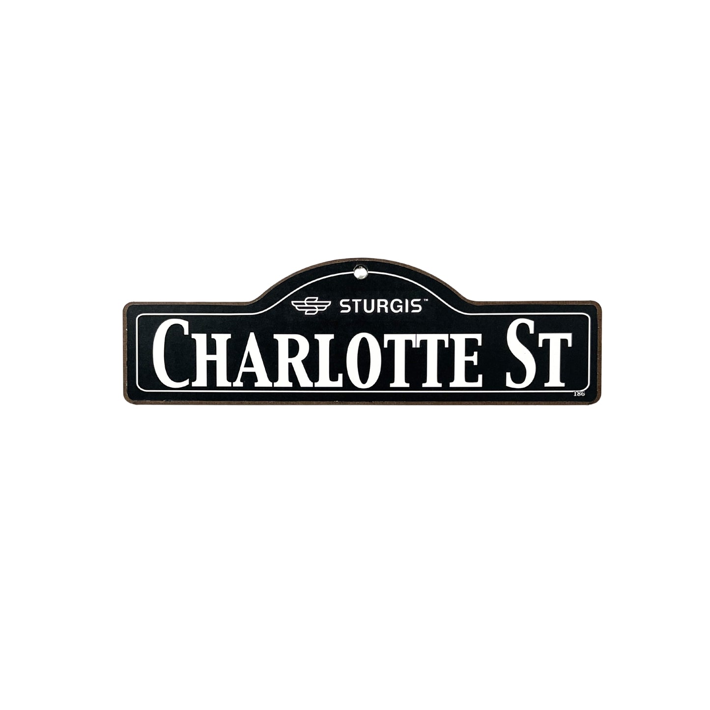 Charlotte Sturgis Main St Official Personalized Street Sign