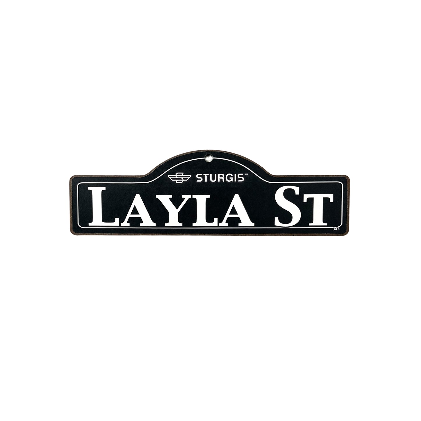 Layla Sturgis Main St Official Personalized Street Sign