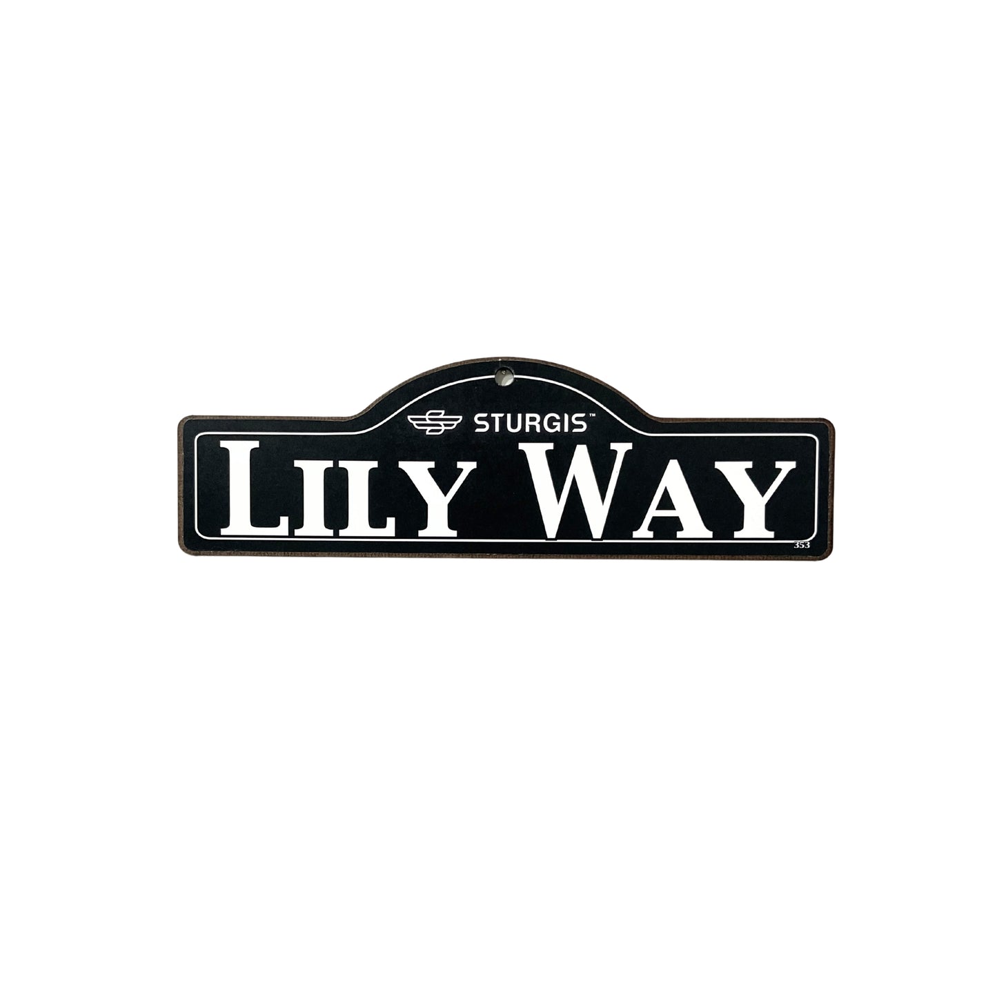 Lily Sturgis Main St Official Personalized Street Sign