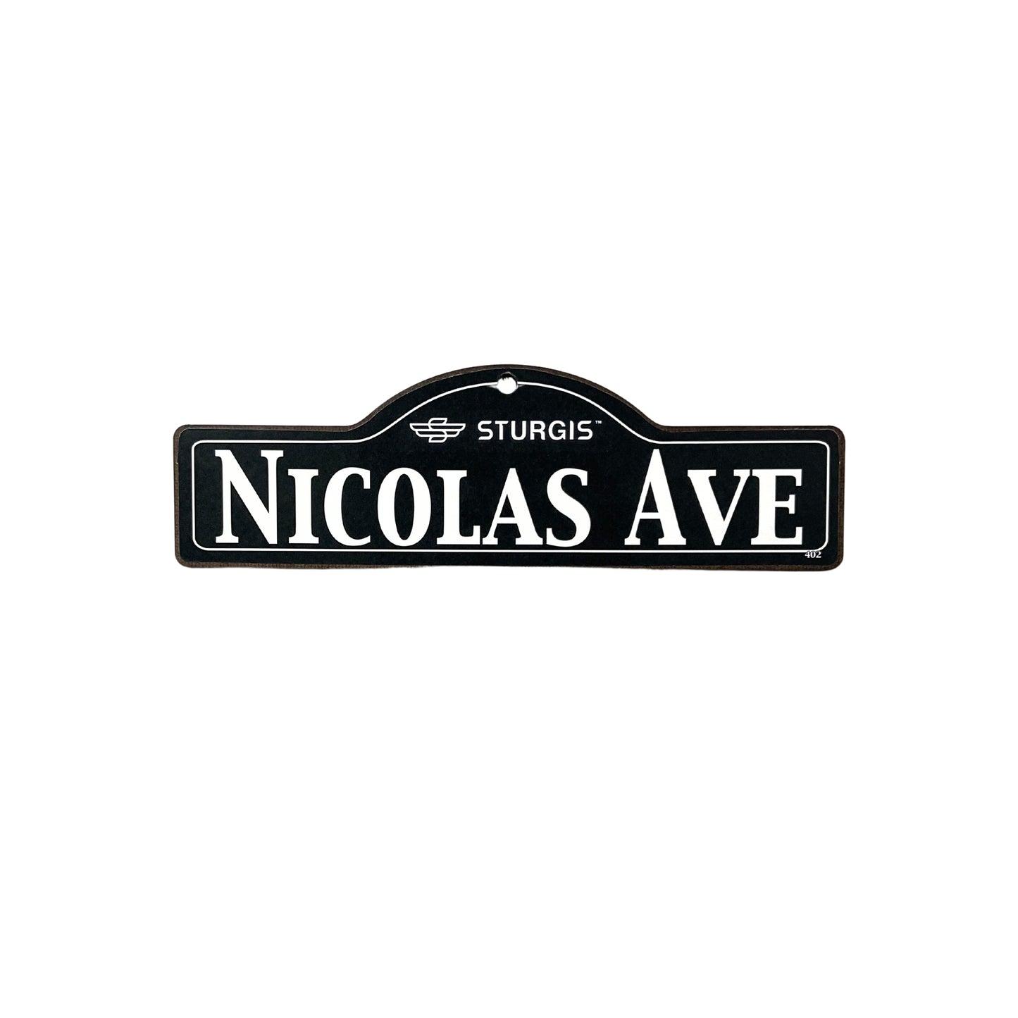 Nicolas Sturgis Main St Official Personalized Street Sign