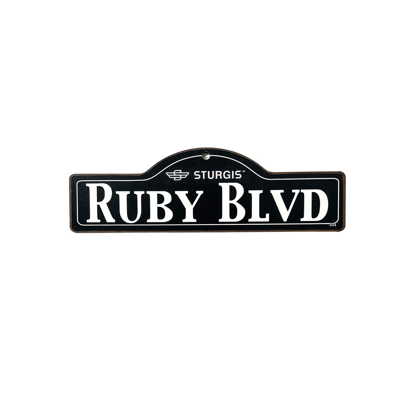 Ruby Sturgis Main St Official Personalized Street Sign