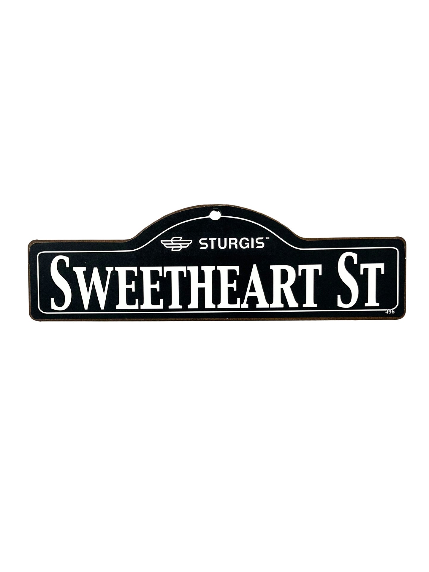 Sweetheart Sturgis Main St Official Personalized Street Sign