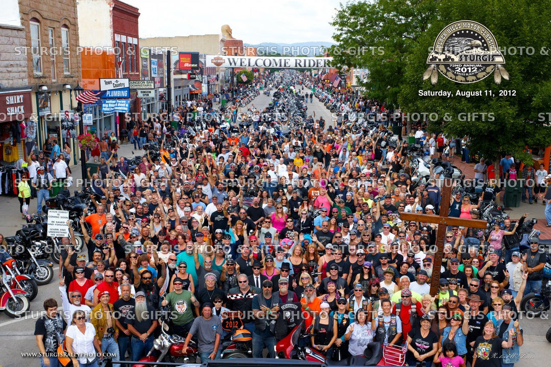 2012 Sturgis Rally Group Photo – August 11, Noon