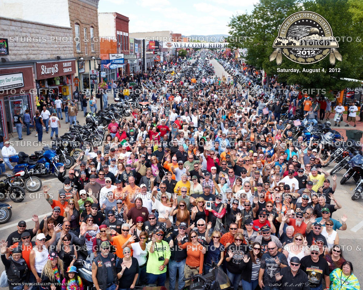 2012 Sturgis Rally Group Photo – August 4, Noon