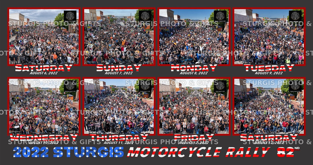 2022 Sturgis Rally Photo Collage