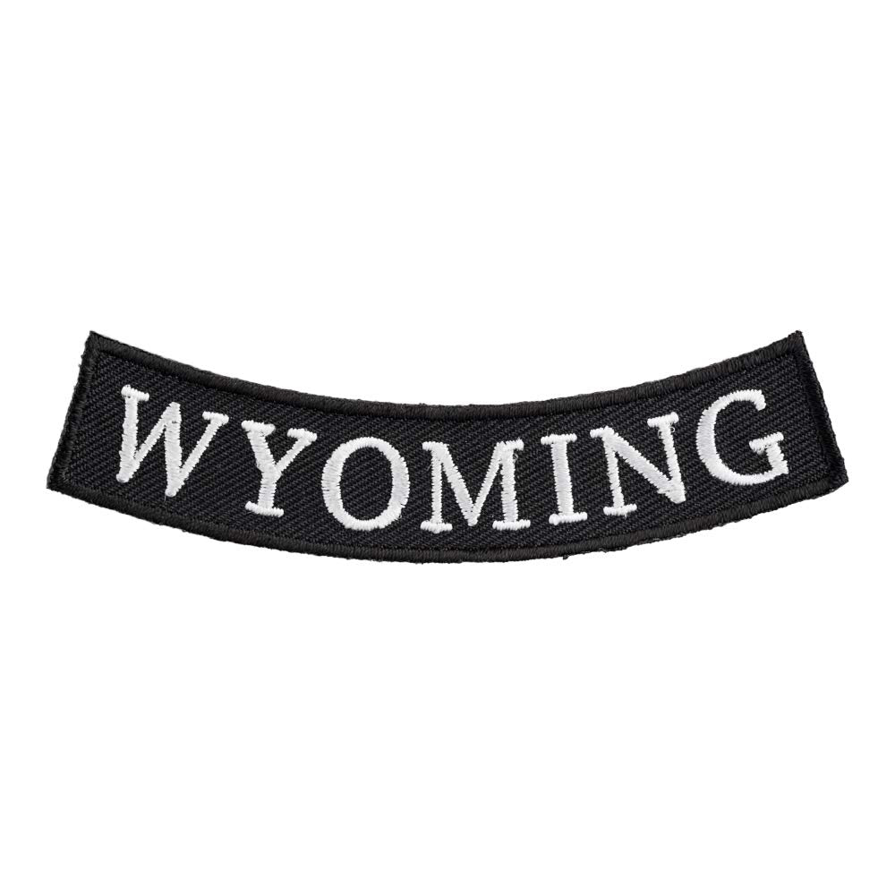 Wyoming State Bottom Rocker Patch, Small Size — product image