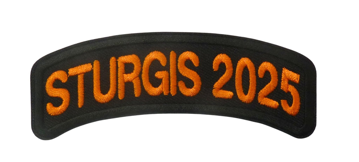 Sturgis 2025 Tab Rocker Event Patch — product image