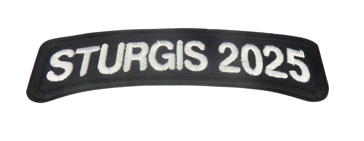 Sturgis 2025 Tab Rocker Event Patch — detail view 1
