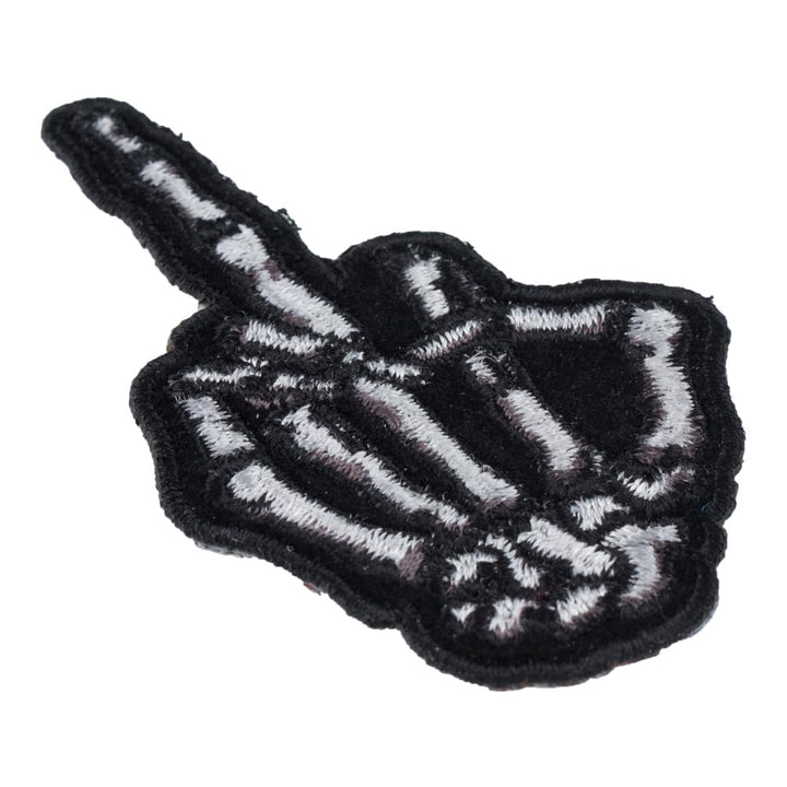 Middle Finger Skeleton Hand With Thumb Patch, Small Size — detail view 1