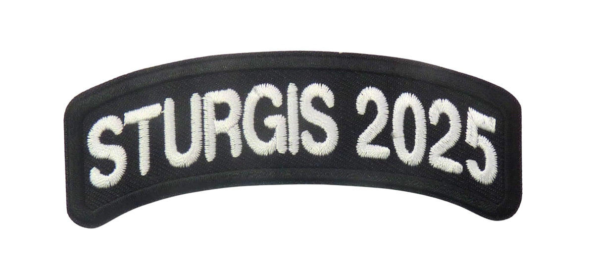 Sturgis 2025 Tab Rocker Event Patch — product image