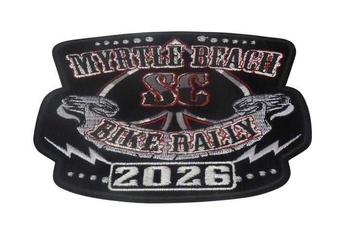 Myrtle Beach SC Bike Rally 2026 Event Medium Patch — detail view 1