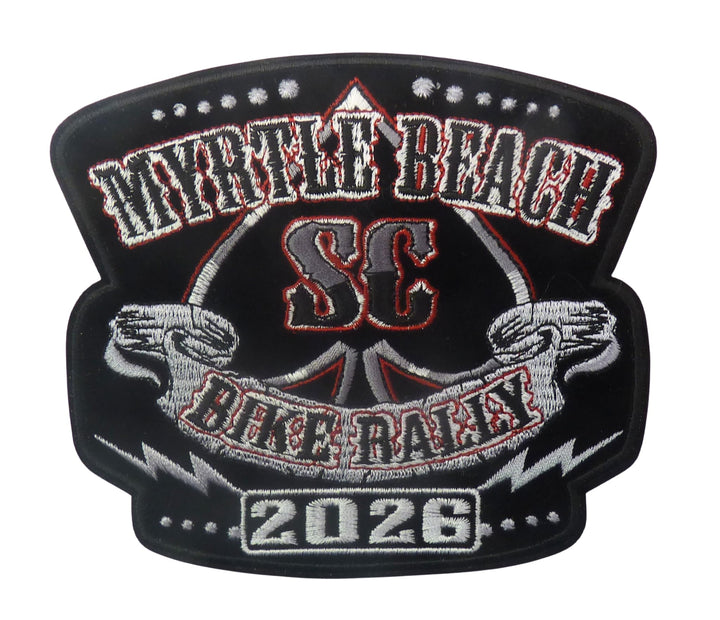 Myrtle Beach SC Bike Rally 2026 Event Medium Patch — product image