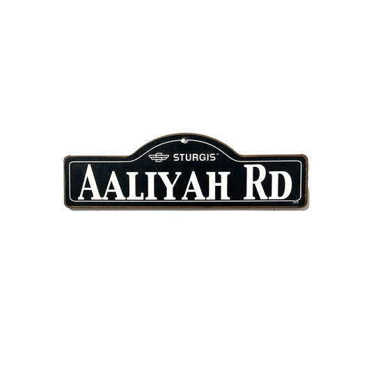 Aaliyah Sturgis Main St Official Personalized Street Sign