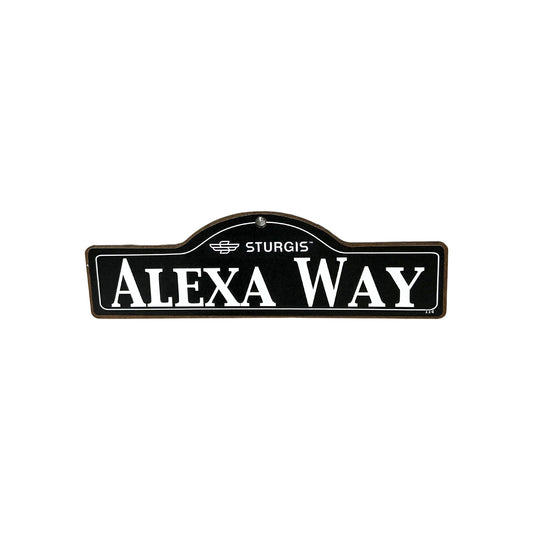 Alexa Sturgis Main St Official Personalized Street Sign