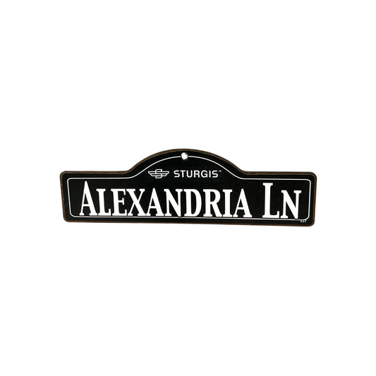 Alexandria Sturgis Main St Official Personalized Street Sign