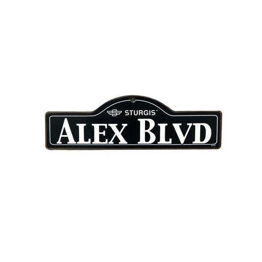 Alex Sturgis Main St Official Personalized Street Sign