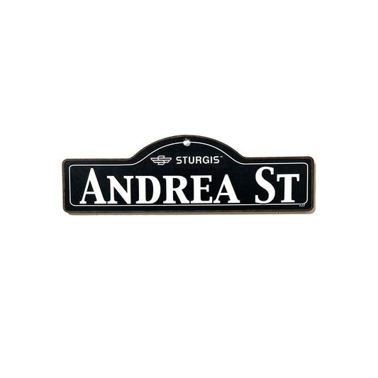 Andrea Sturgis Main St Official Personalized Street Sign