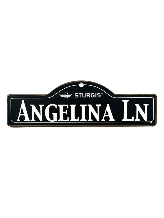 Angelina Sturgis Main St Official Personalized Street Sign