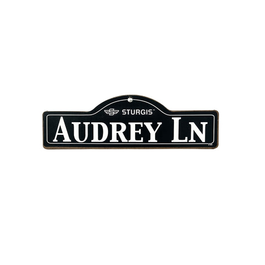 Audrey Sturgis Main St Official Personalized Street Sign