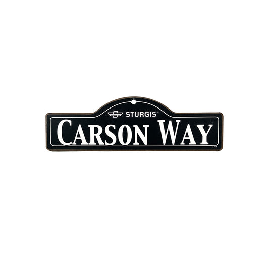 Carson Sturgis Main St Official Personalized Street Sign