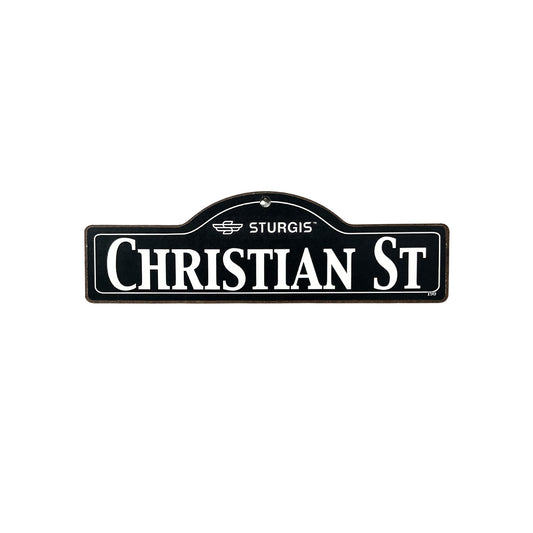 Christian Sturgis Main St Official Personalized Street Sign