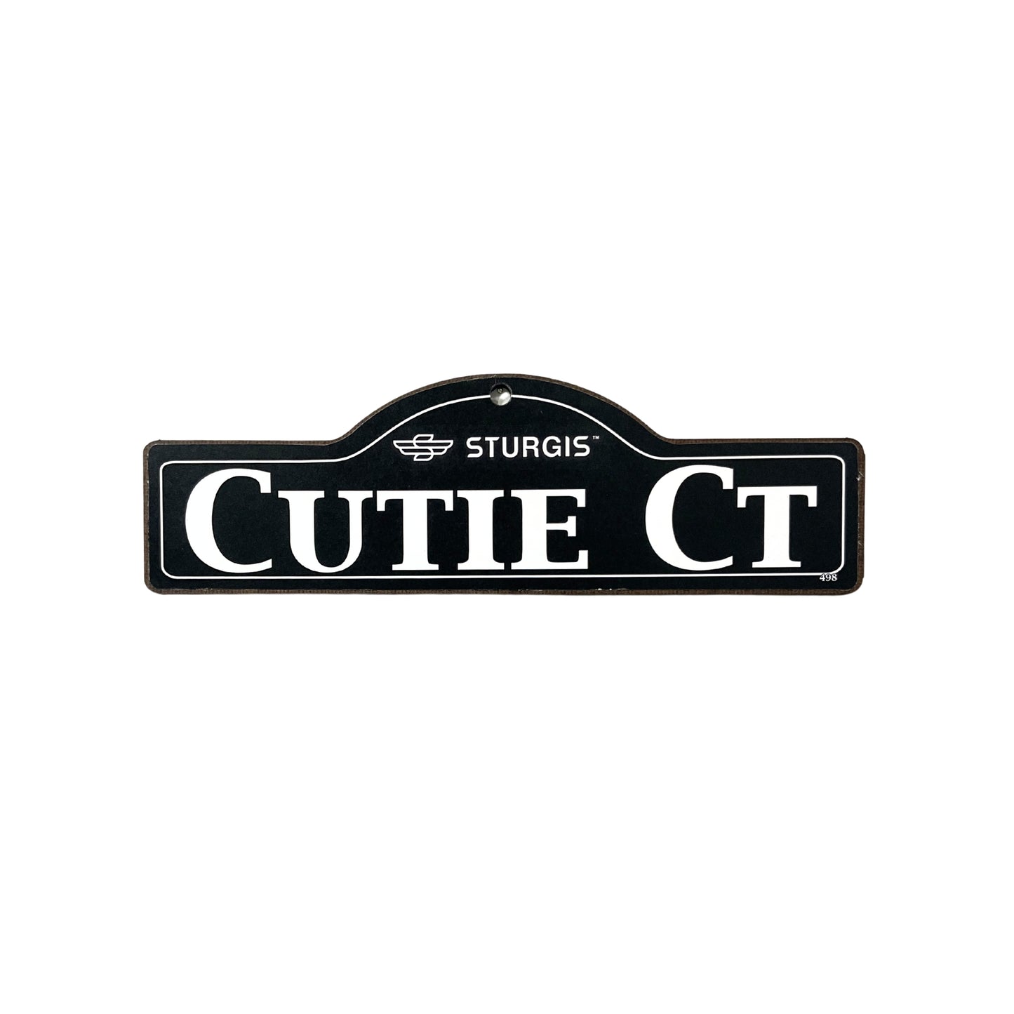 Cutie Sturgis Main St Official Personalized Street Sign