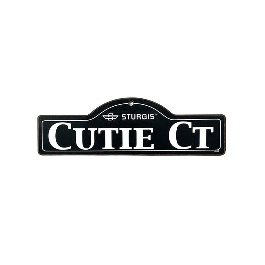 Cutie Sturgis Main St Official Personalized Street Sign