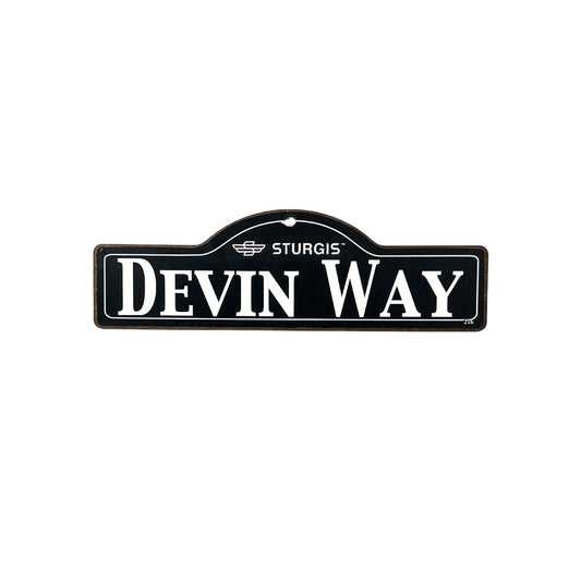 Devin Sturgis Main St Official Personalized Street Sign