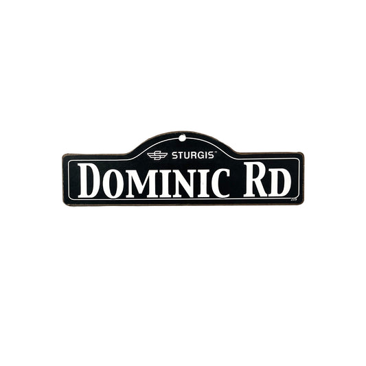 Dominic Sturgis Main St Official Personalized Street Sign