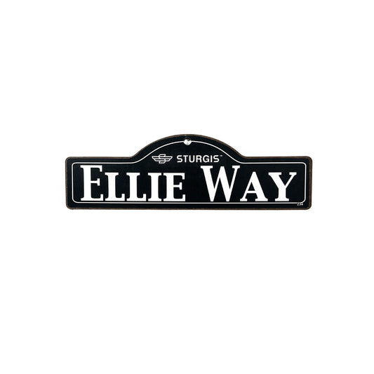 Ellie Sturgis Main St Official Personalized Street Sign