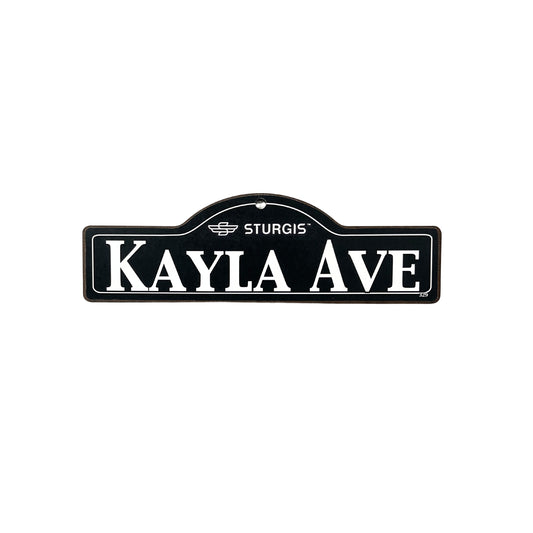 Kayla Sturgis Main St Official Personalized Street Sign