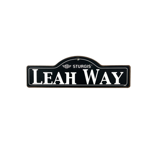 Leah Sturgis Main St Official Personalized Street Sign