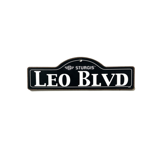 Leo Sturgis Main St Official Personalized Street Sign