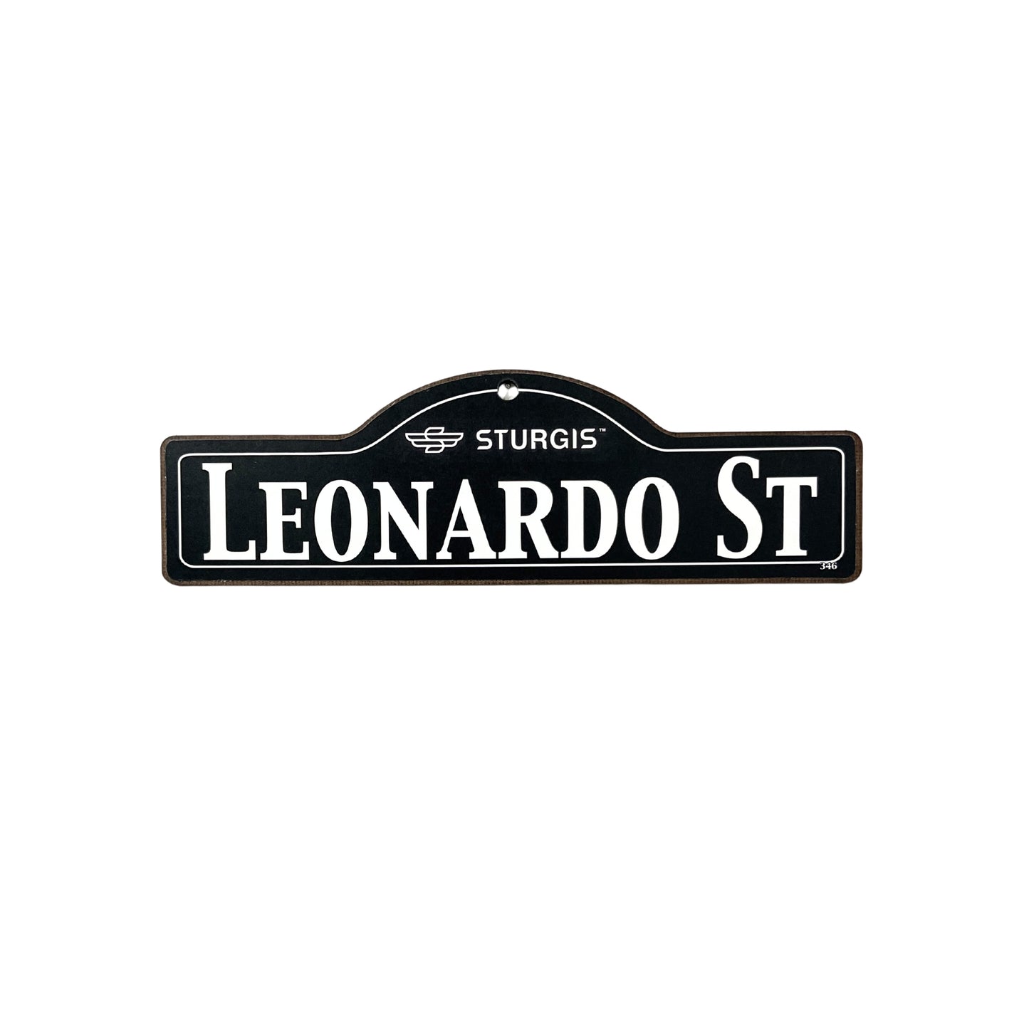 Leonardo Sturgis Main St Official Personalized Street Sign
