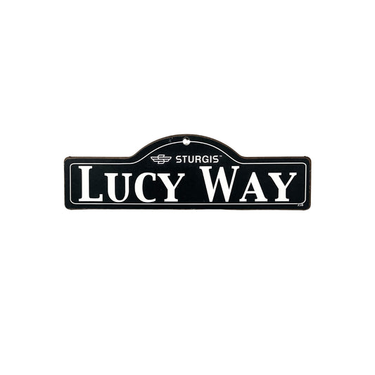 Lucy Sturgis Main St Official Personalized Street Sign