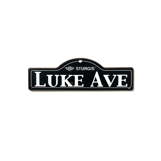 Luke Sturgis Main St Official Personalized Street Sign