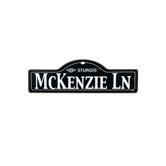 Mckenzie Sturgis Main St Official Personalized Street Sign
