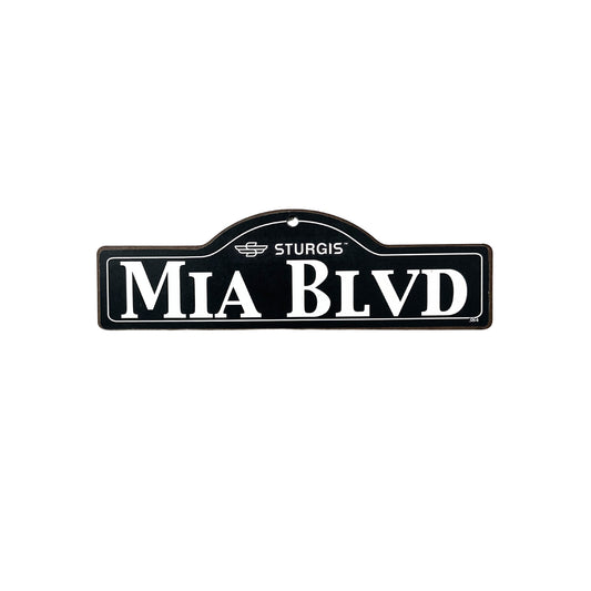 Mia Sturgis Main St Official Personalized Street Sign