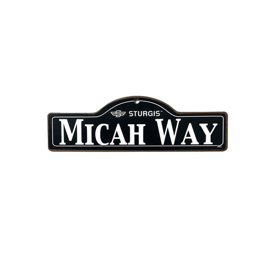 Micah Sturgis Main St Official Personalized Street Sign