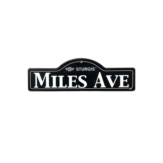 Miles Sturgis Main St Official Personalized Street Sign