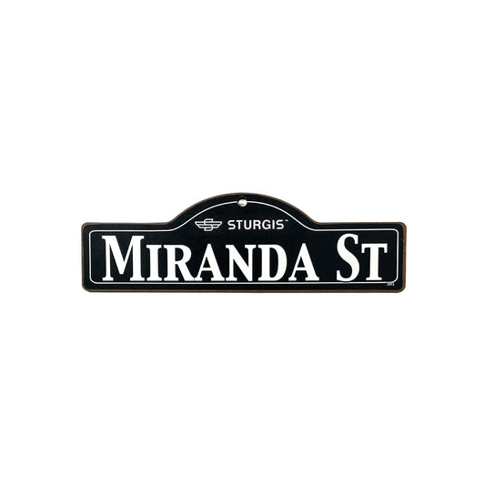 Miranda Sturgis Main St Official Personalized Street Sign