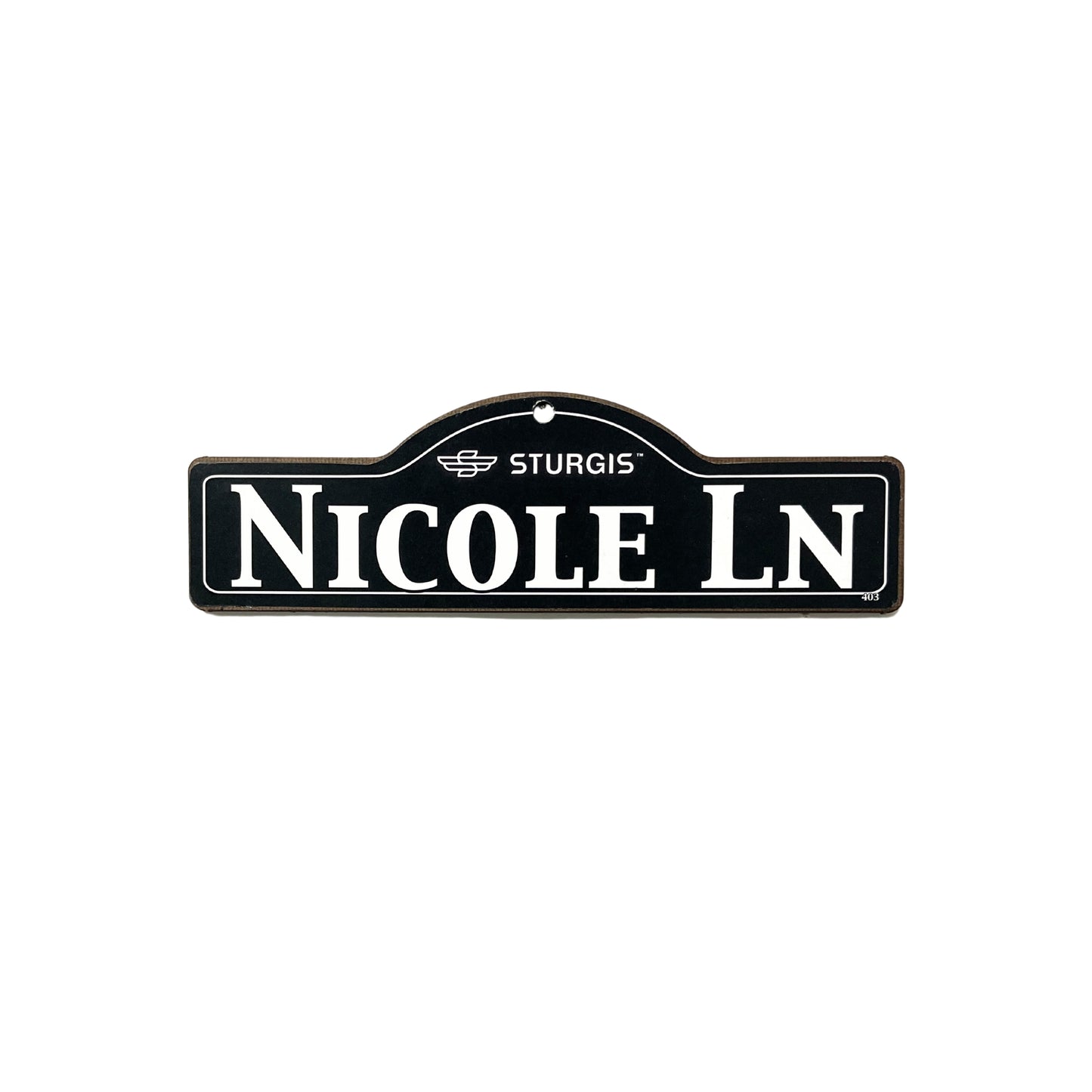 Nicole Sturgis Main St Official Personalized Street Sign