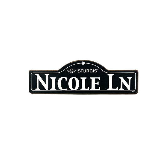 Nicole Sturgis Main St Official Personalized Street Sign