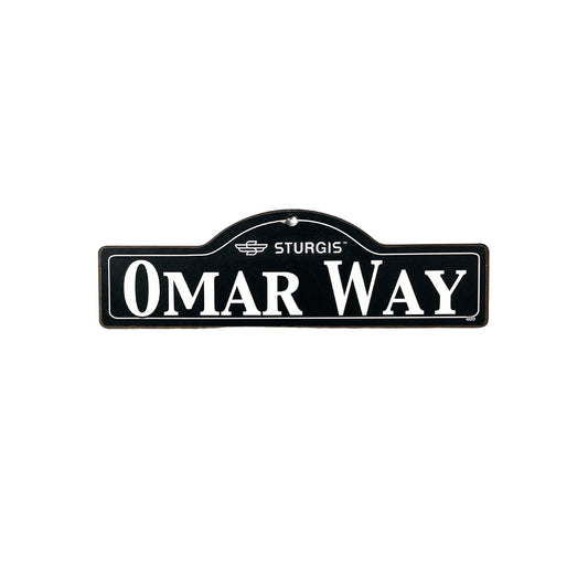 Omar Sturgis Main St Official Personalized Street Sign