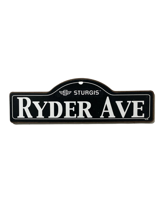 Ryder Sturgis Main St Official Personalized Street Sign