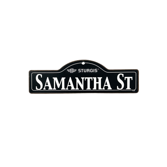 Samantha Sturgis Main St Official Personalized Street Sign