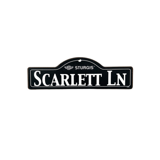 Scarlett Sturgis Main St Official Personalized Street Sign