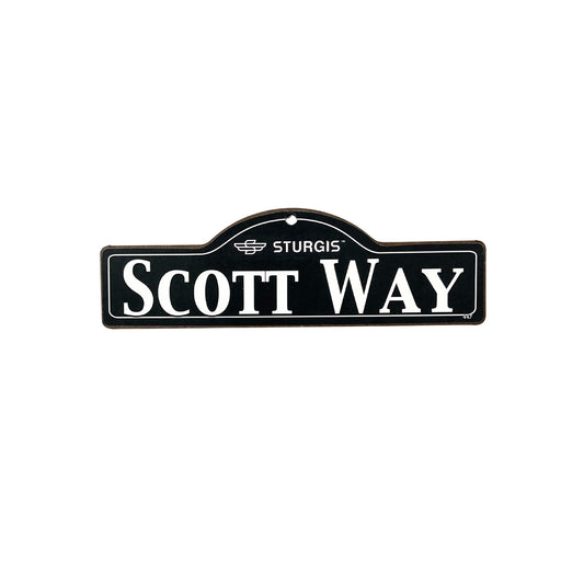 Scott Sturgis Main St Official Personalized Street Sign