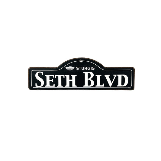 Seth Sturgis Main St Official Personalized Street Sign